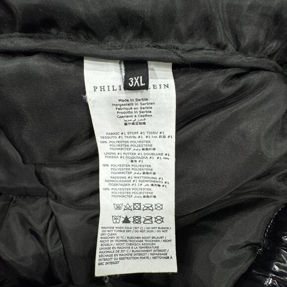 Philipp Plein Nylon Down Jacket, Size 3XL/ US XL-XXL - Picture 15 of 17